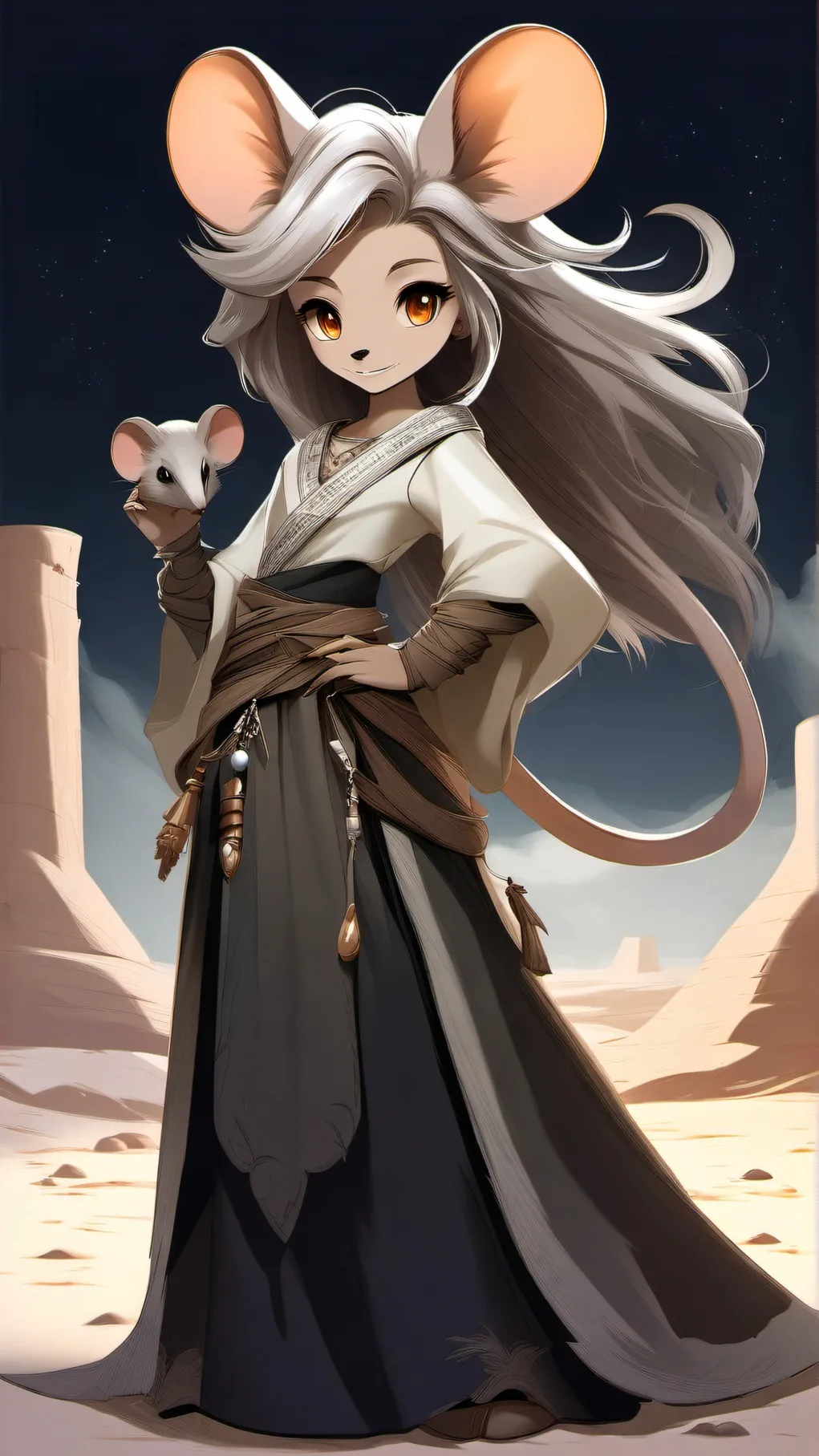 ai character: Aria background