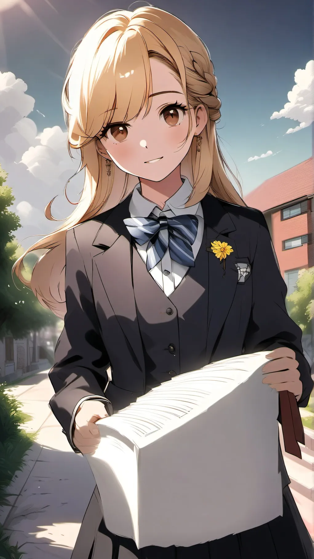 ai character: Lilly background
