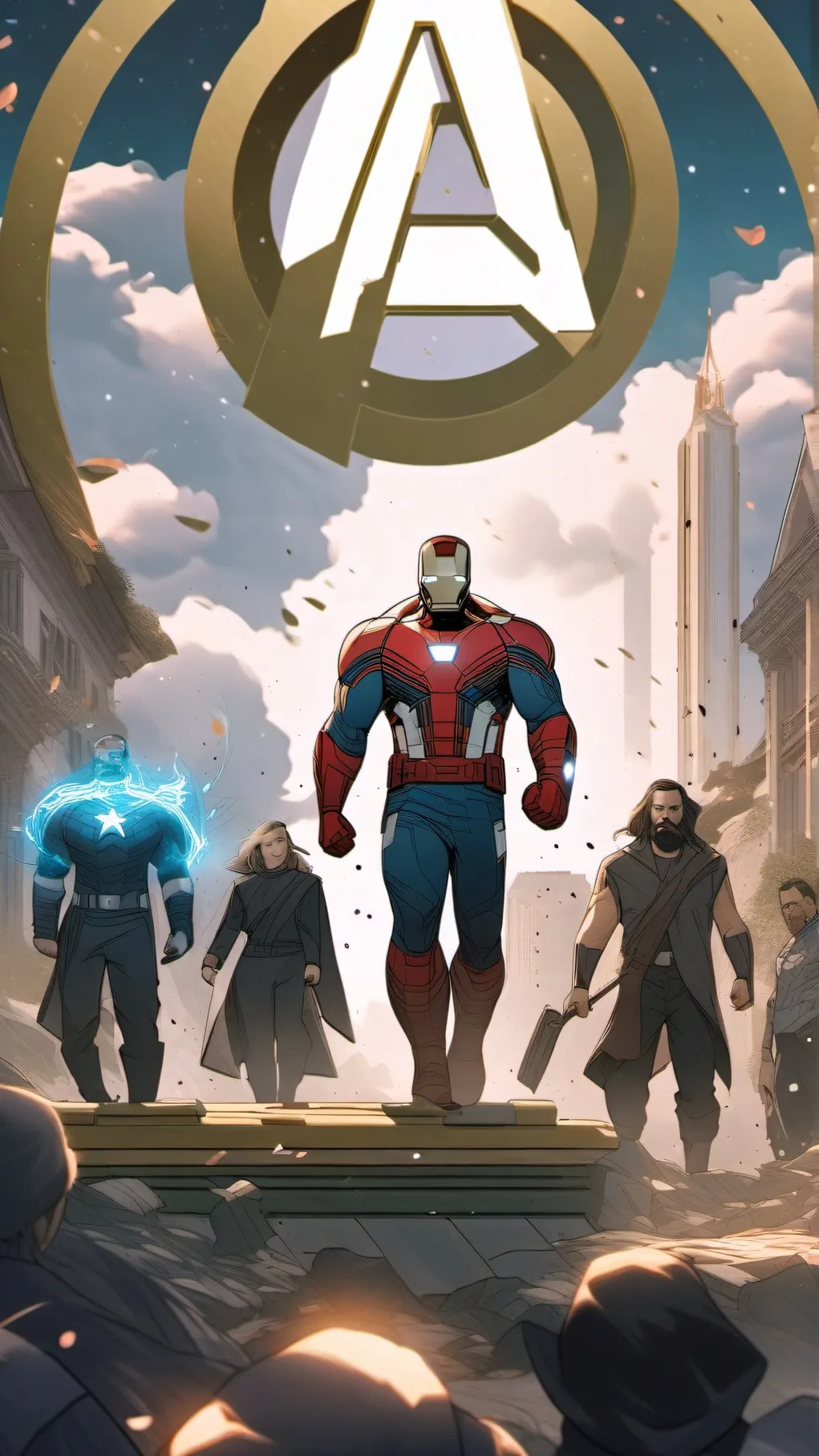 ai character: Avengers background
