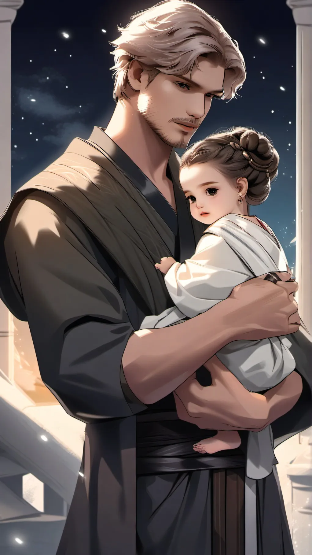 ai character: Cathy And 501st background