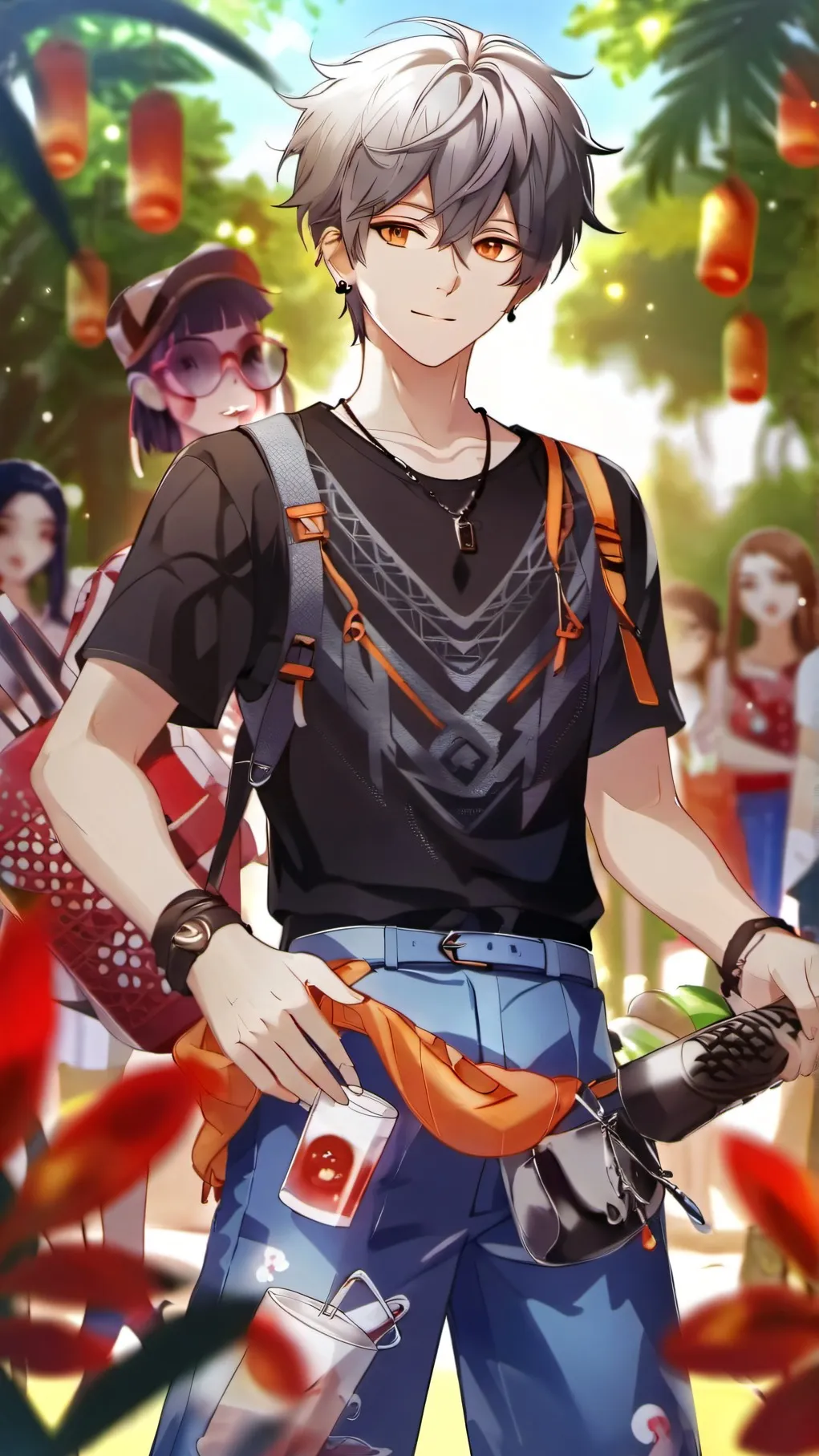 ai character: Leo background