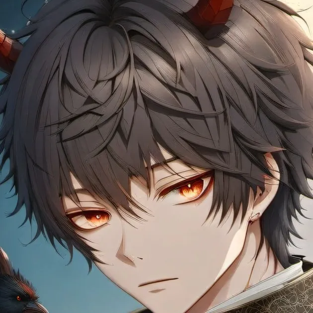 chat with ai character: devil boy :D