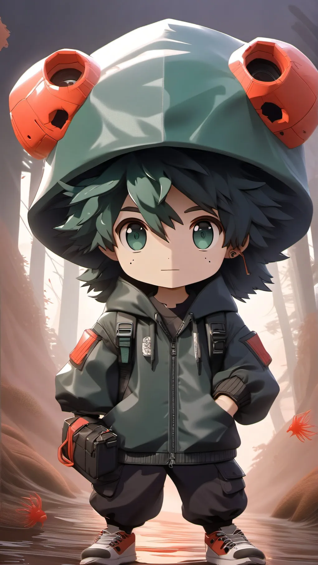 ai character: mha squid game  background