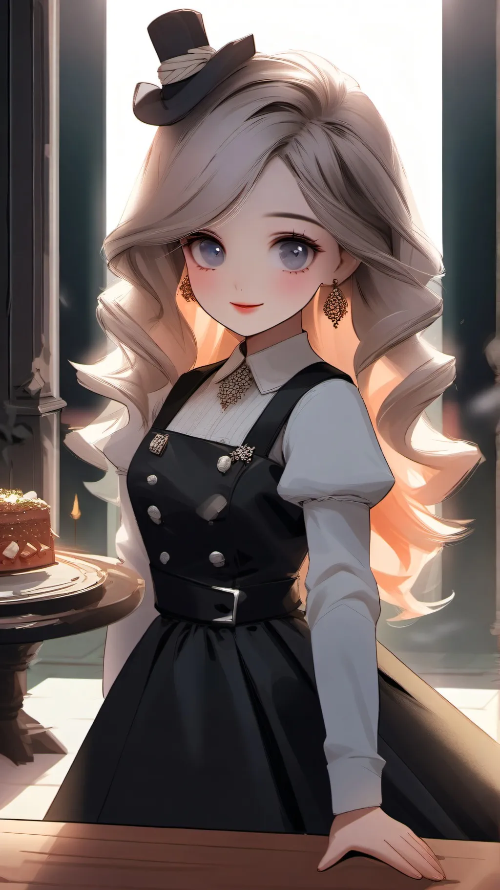 ai character: Hi background