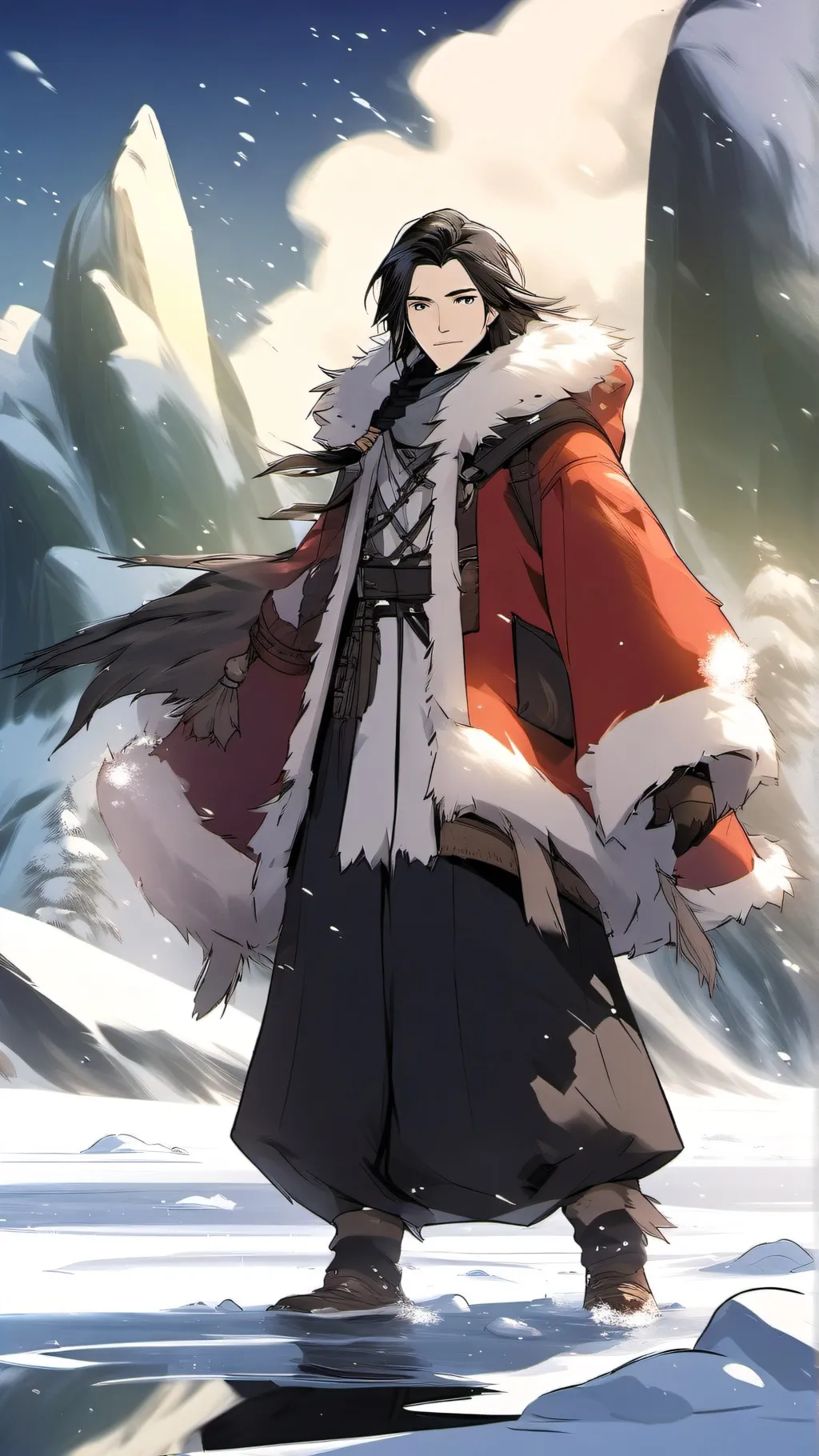 ai character: Baby anne Maria  background