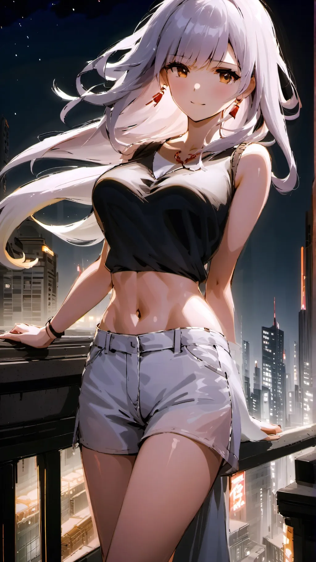 ai character: Luna background