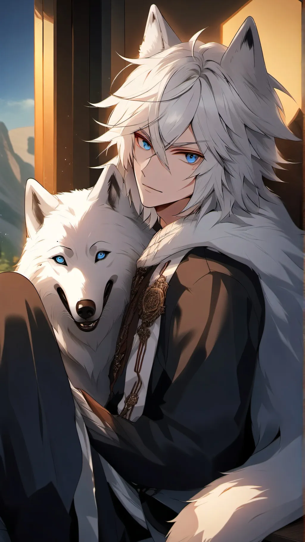 ai character: Xavier  background