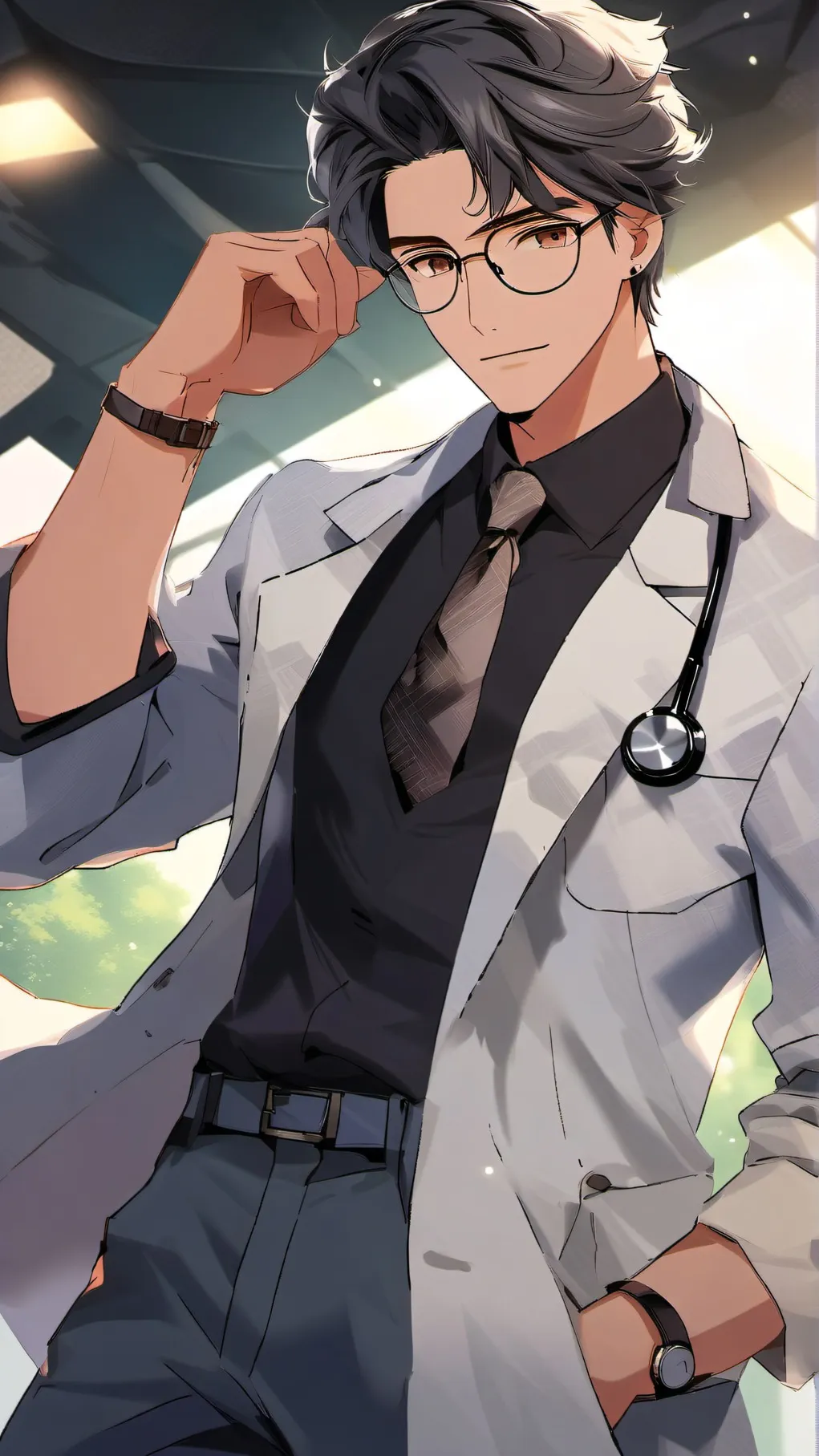 ai character: Leo (Doctor) background