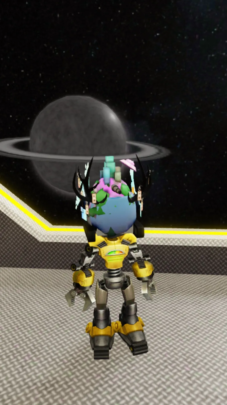 ai character: Robot(de max xd) background