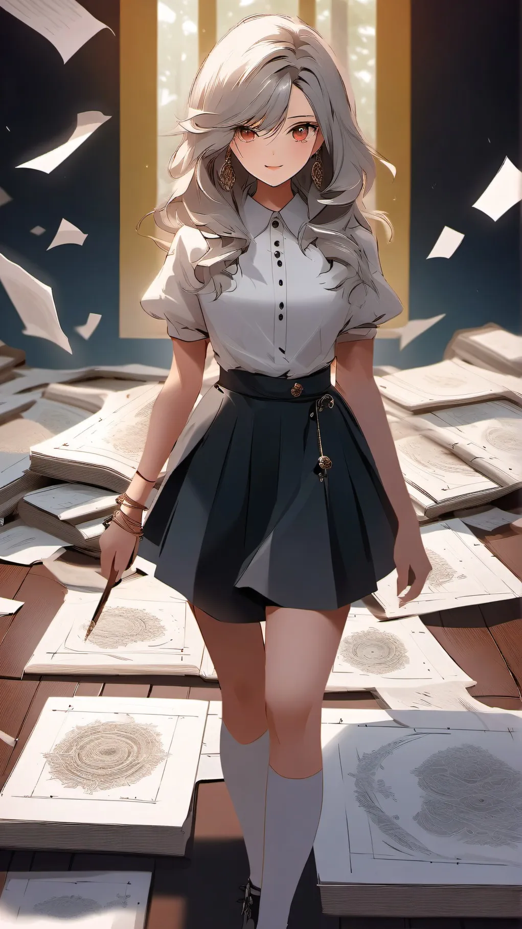 ai character: fpe eyes power au background