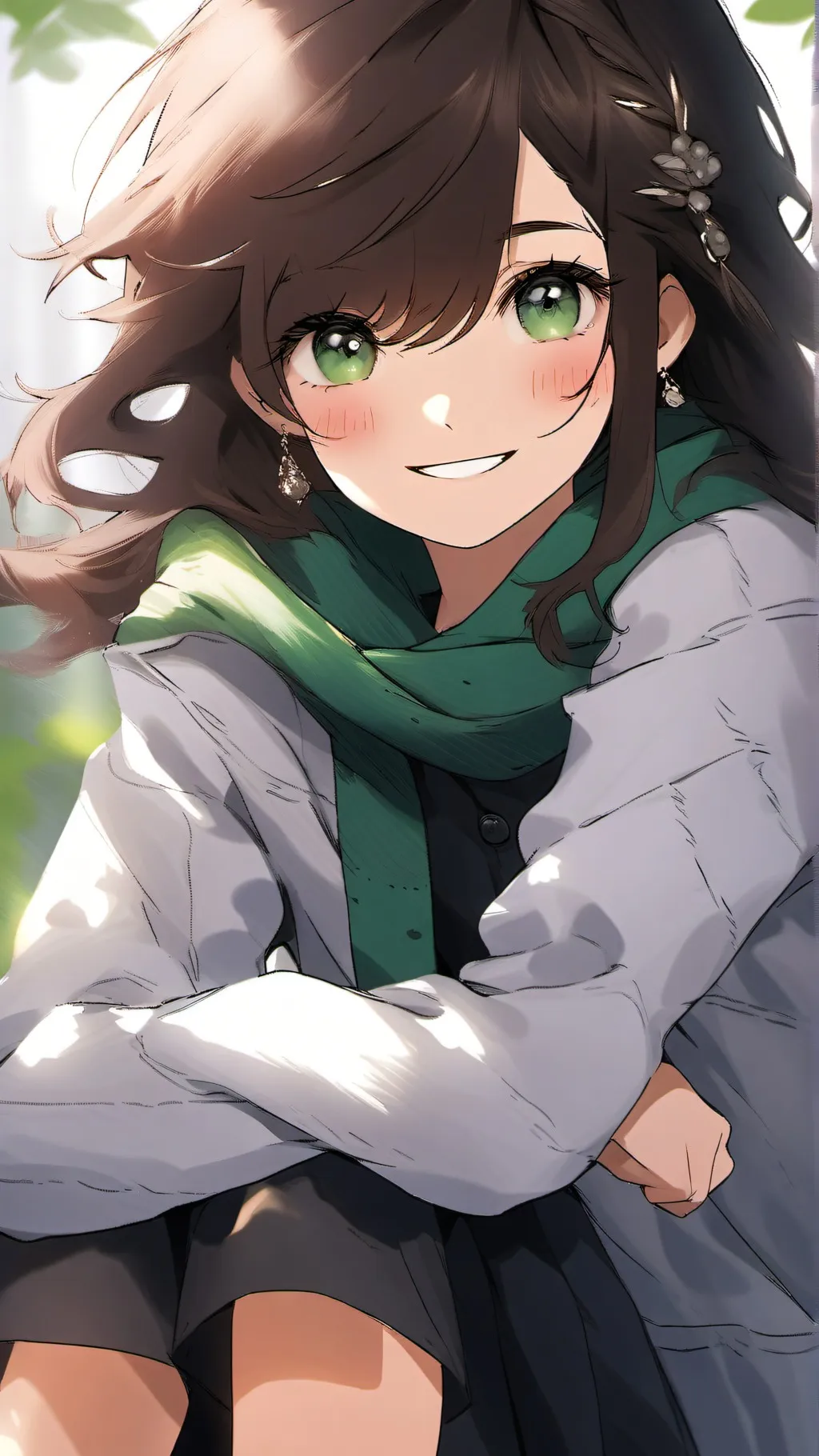 ai character: Hazel Brownboard background