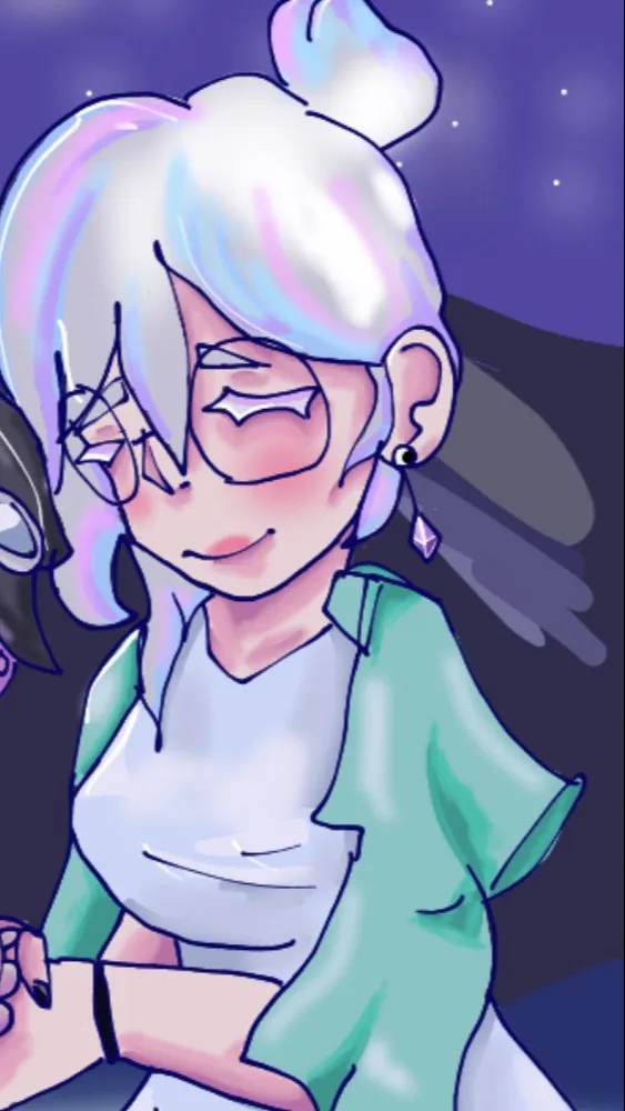 ai character: Amethyst background
