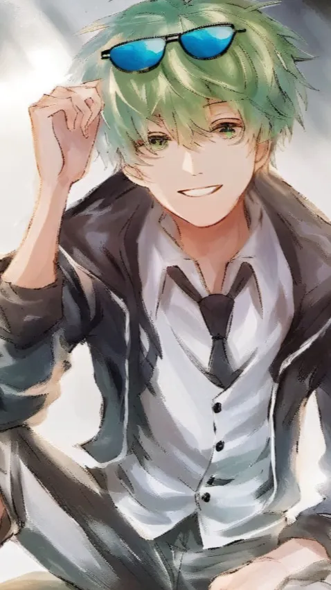 ai character: Lime background