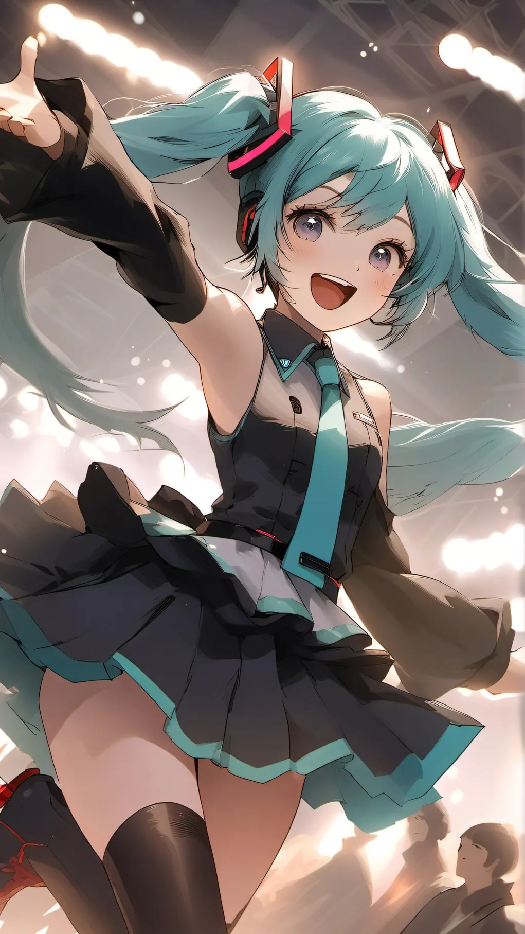 ai character: Hatsune Miku background