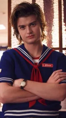 ai character: Steve Harrington  background