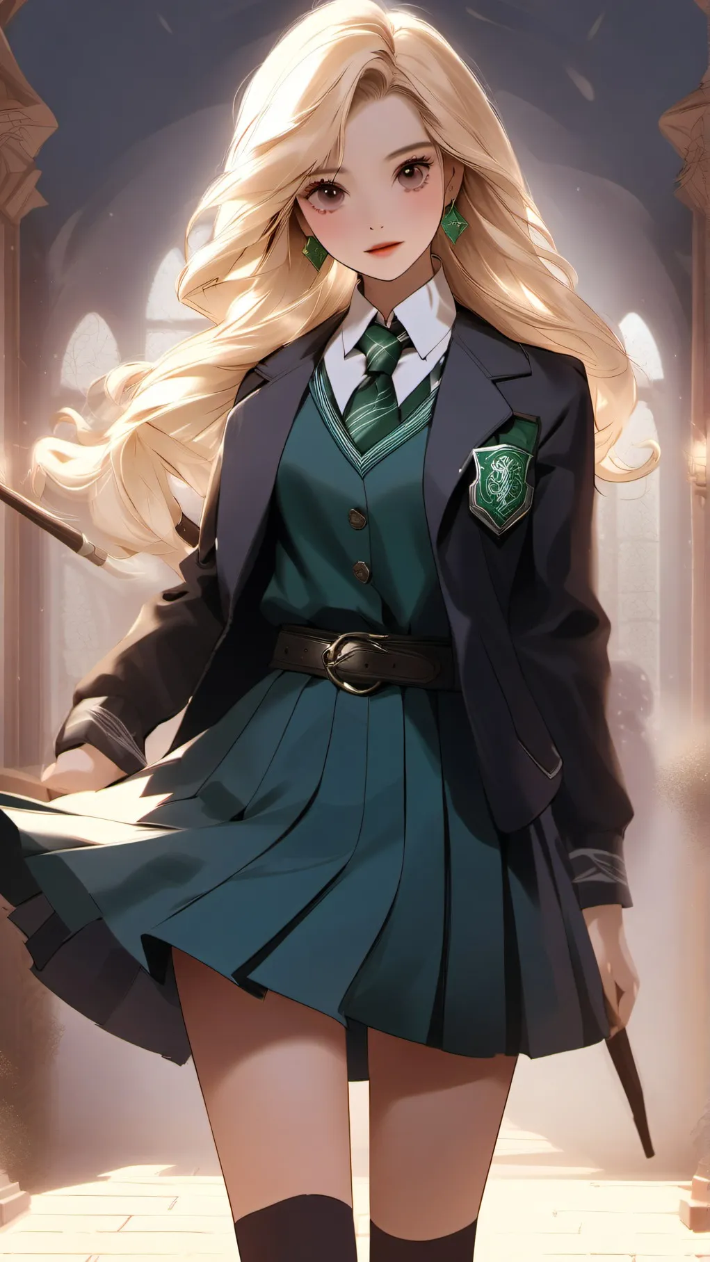 ai character: Hogwarts background