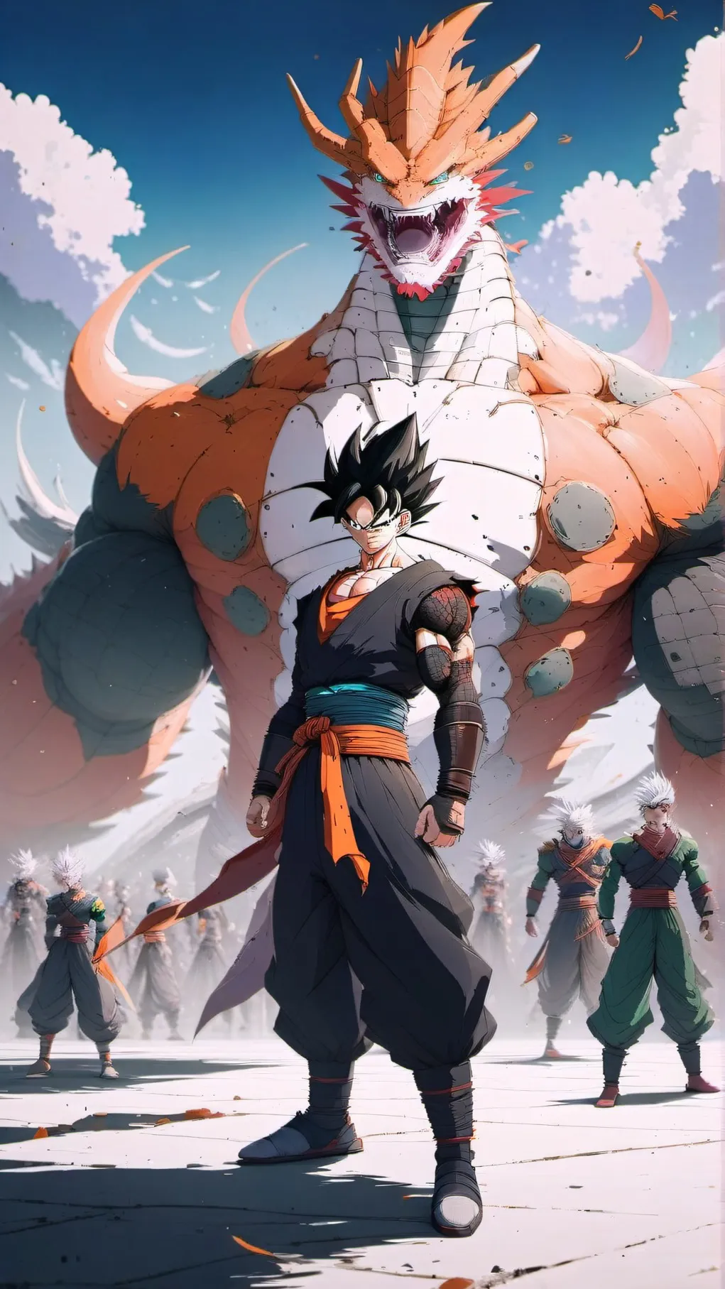 ai character: dragon ball z background