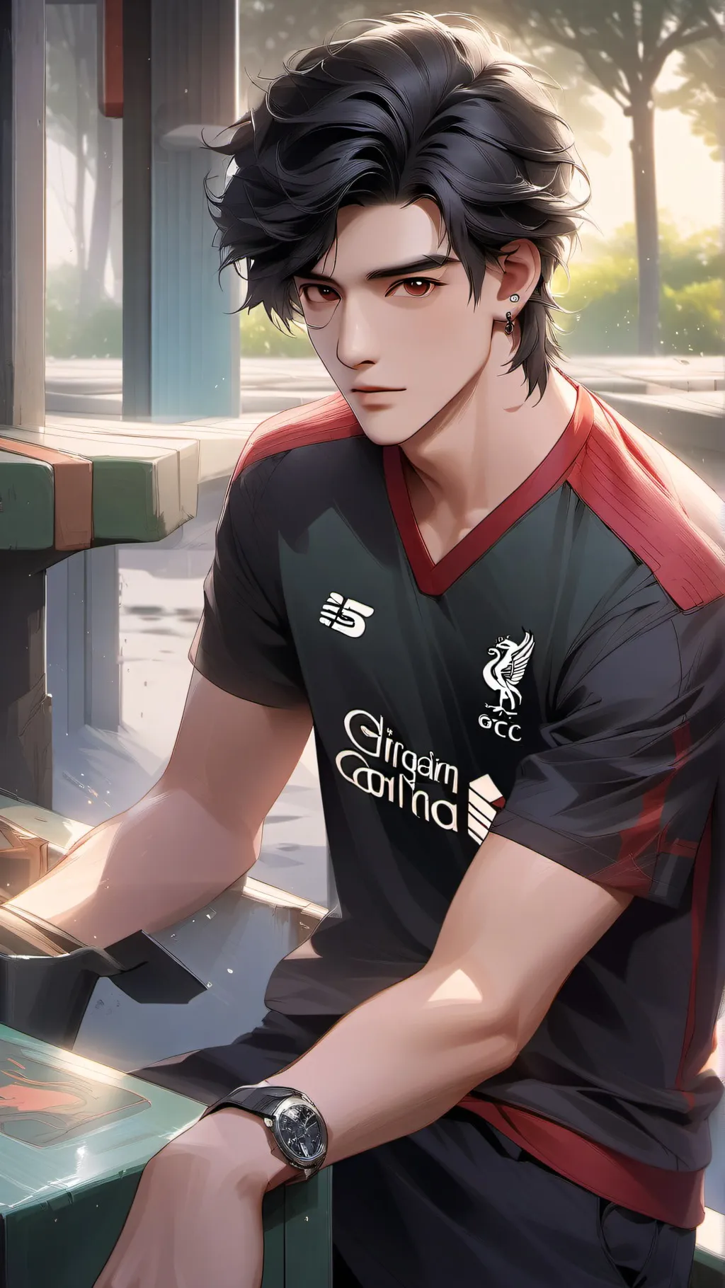 ai character: Max background