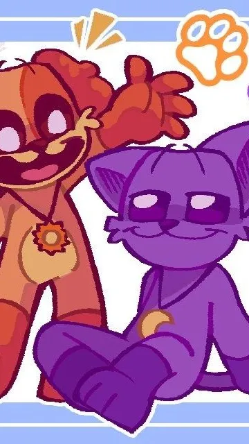 ai character: Catnap x Dogday background