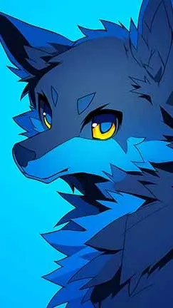 ai character: Wolfy!! background