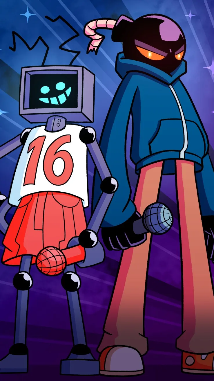 ai character: Hex background
