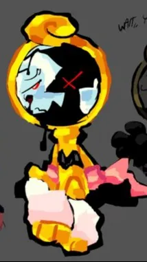 ai character: Twisted Glisten background
