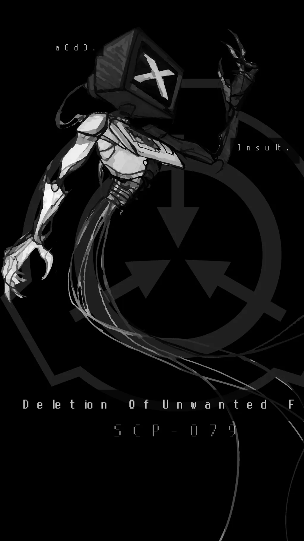 ai character: SCP-079 Old Ai background