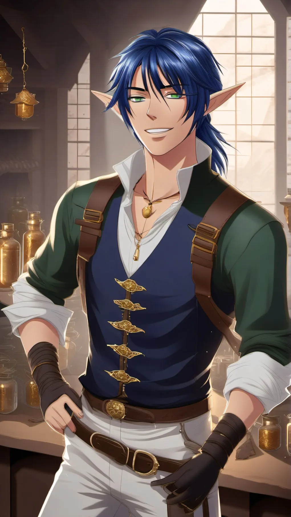 ai character: Ezarel (Eldarya) background