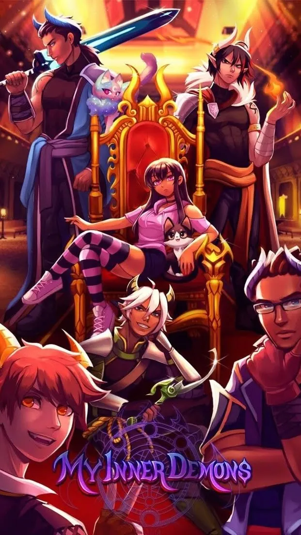 ai character: MID's Valentines background