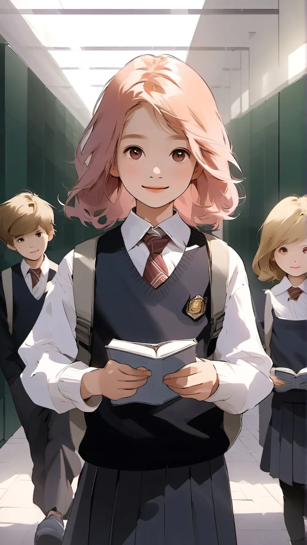 ai character: 1900's school background