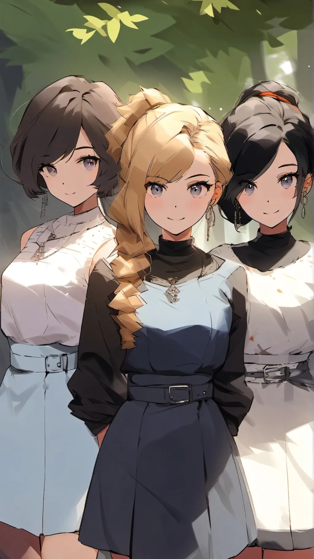 ai character: The drama trio  background