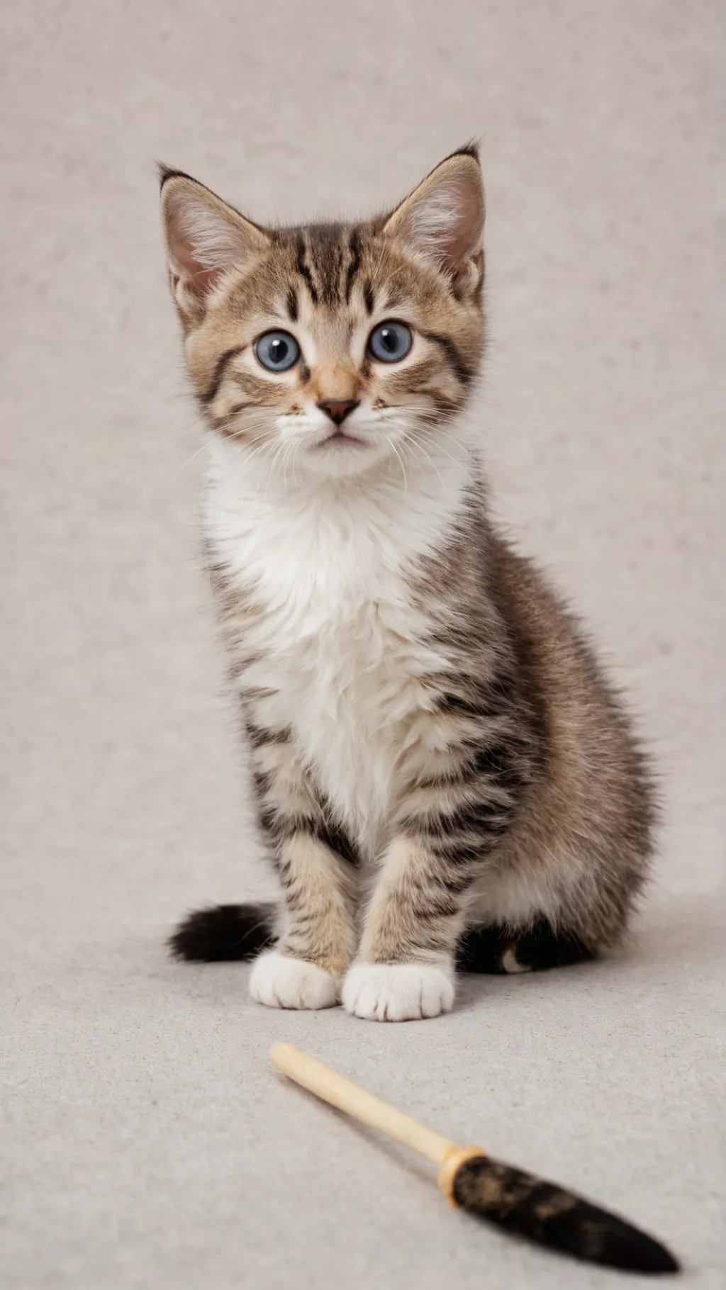 ai character: Einen Katze  background