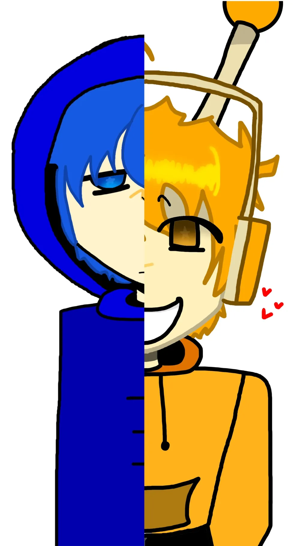 ai character: SPRUNKI HUMANOIDE! background