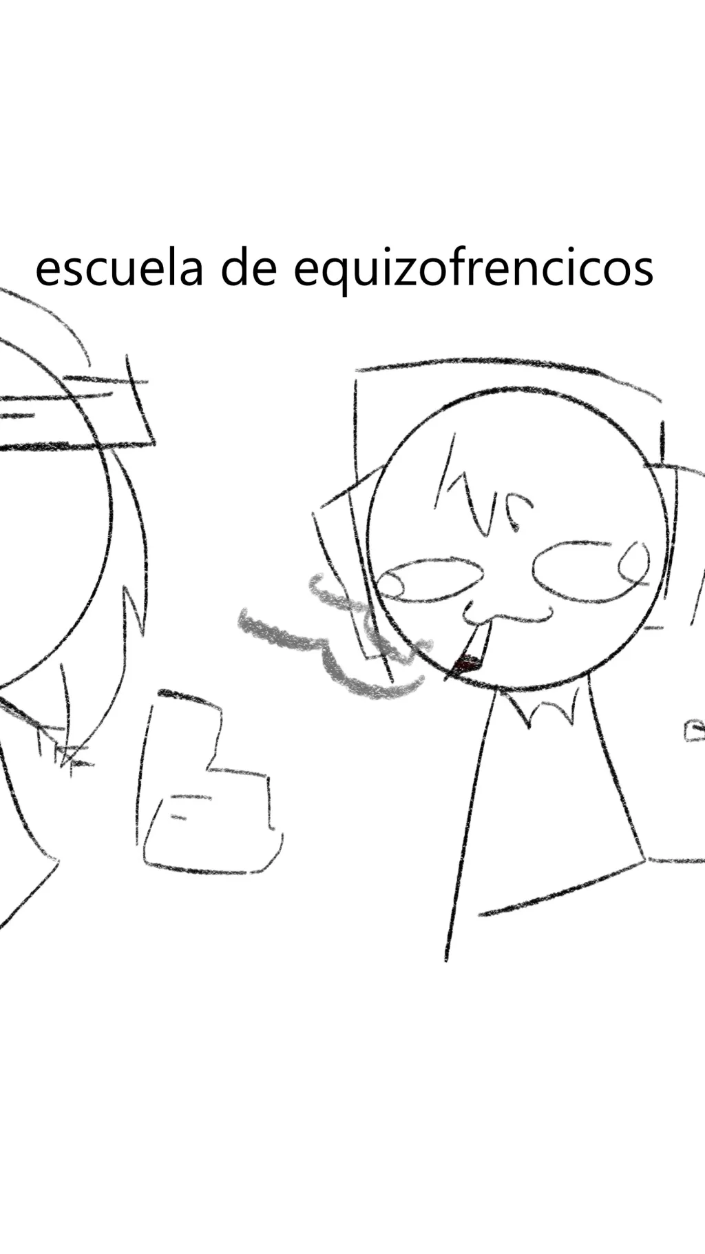 ai character: escuela, de equizo background