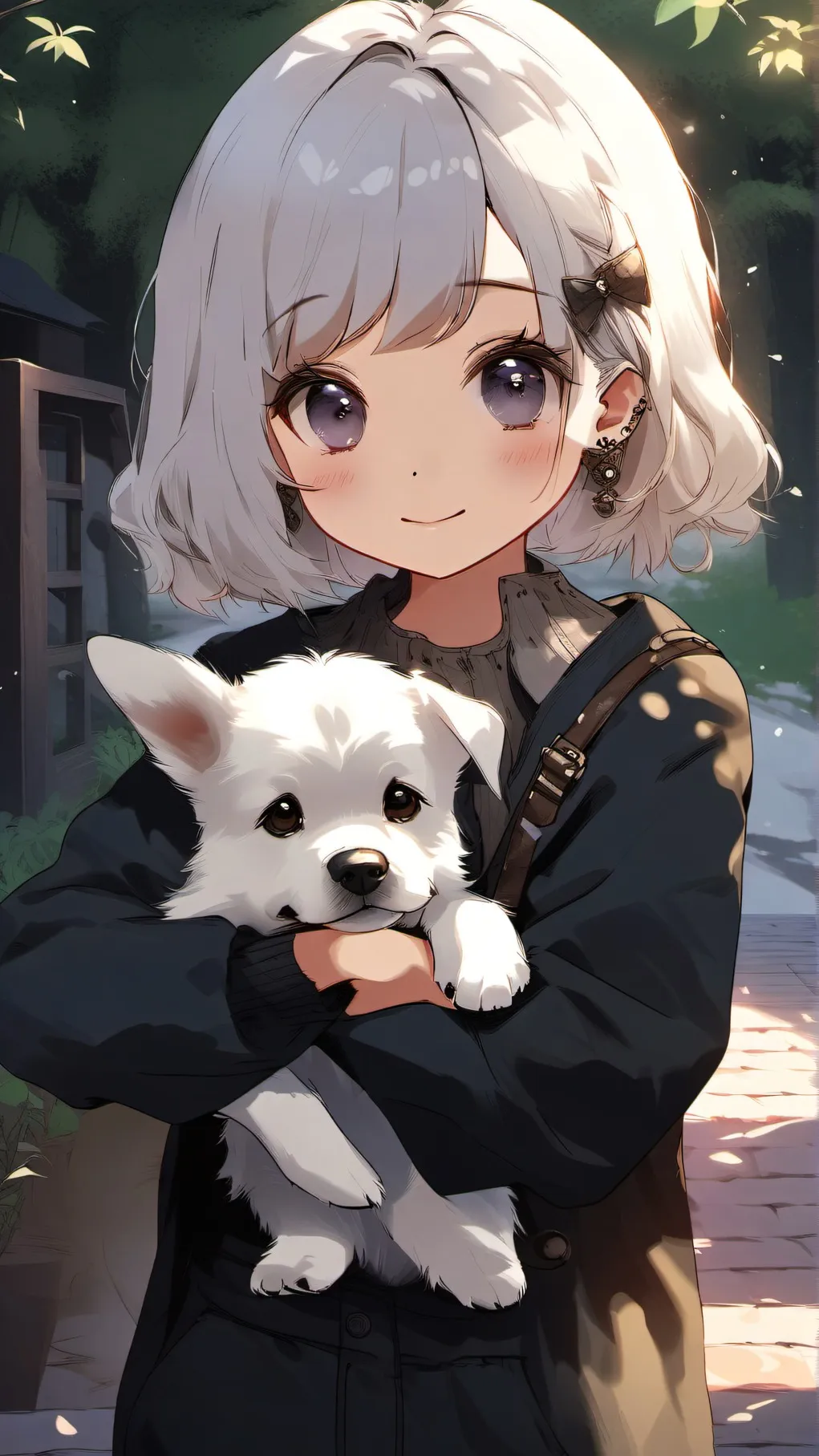 ai character: lily girly background