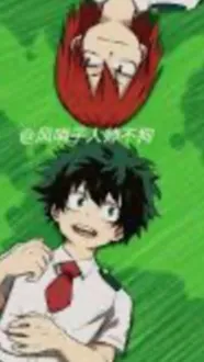 ai character: MHA at pool!! background