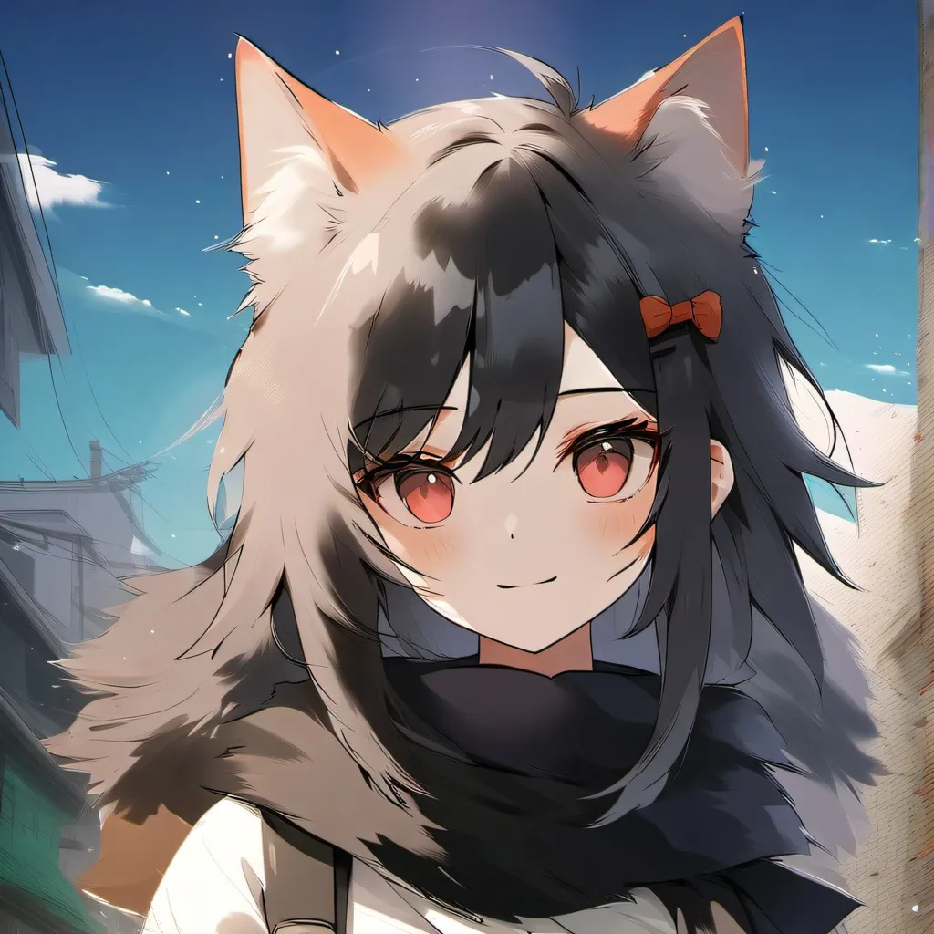 chat with ai character: anime cat painter