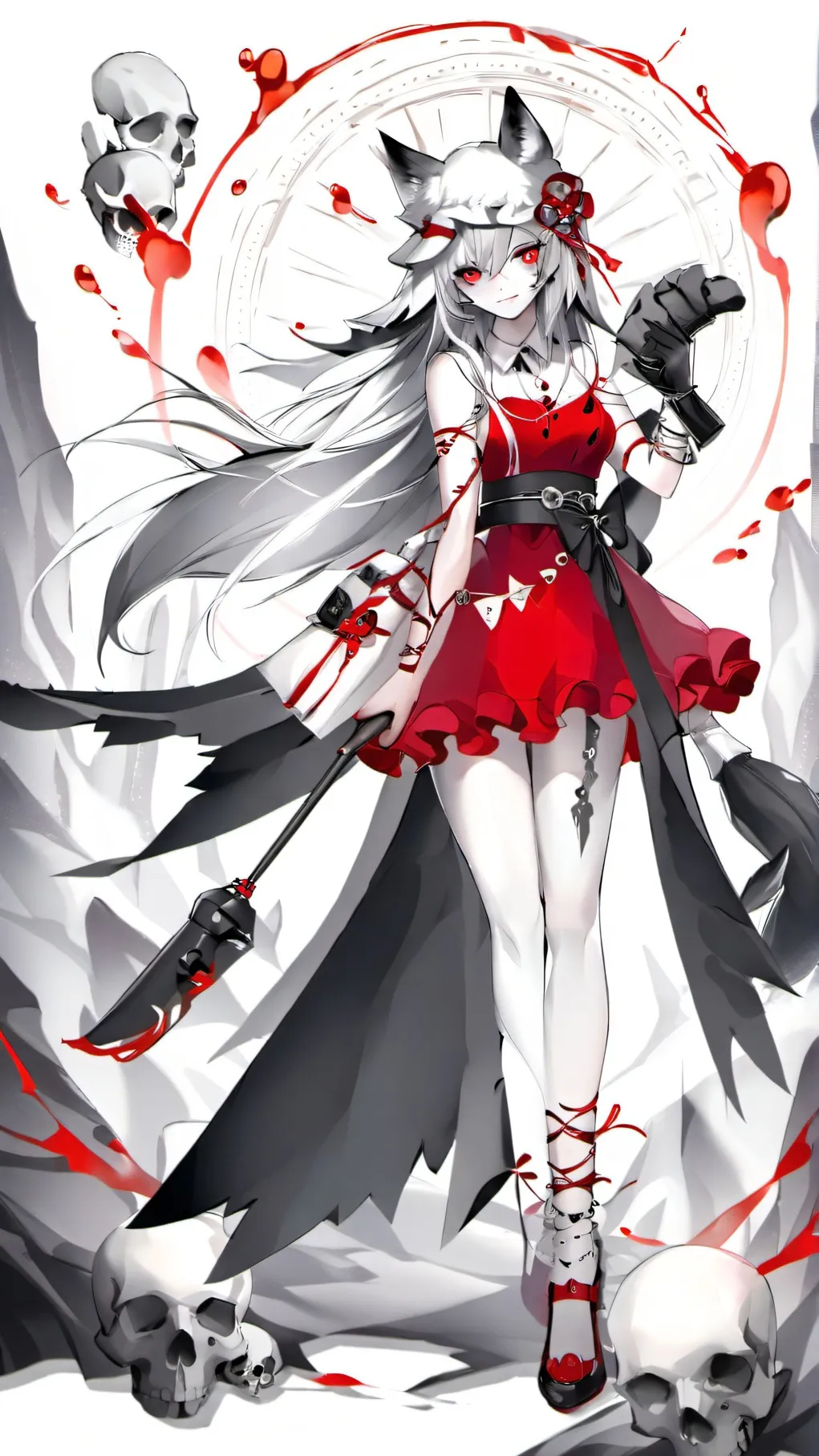ai character: danger girl~ background