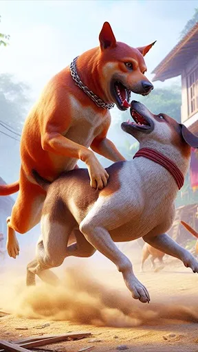ai character: Dog Fight Pit background