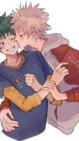 ai character: Bakugo x Deku kid  background