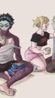 ai character:  LOV sleep over background