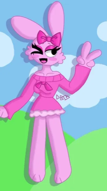 ai character: Pinki in love ❤❤❤ background