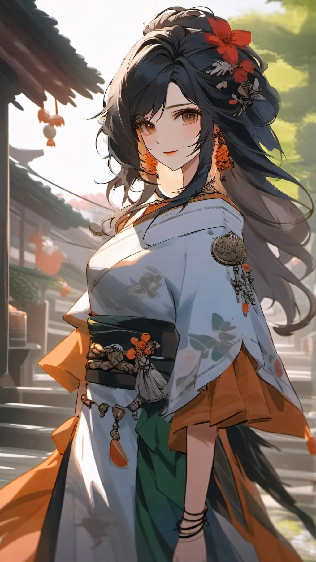 ai character: Ariana background