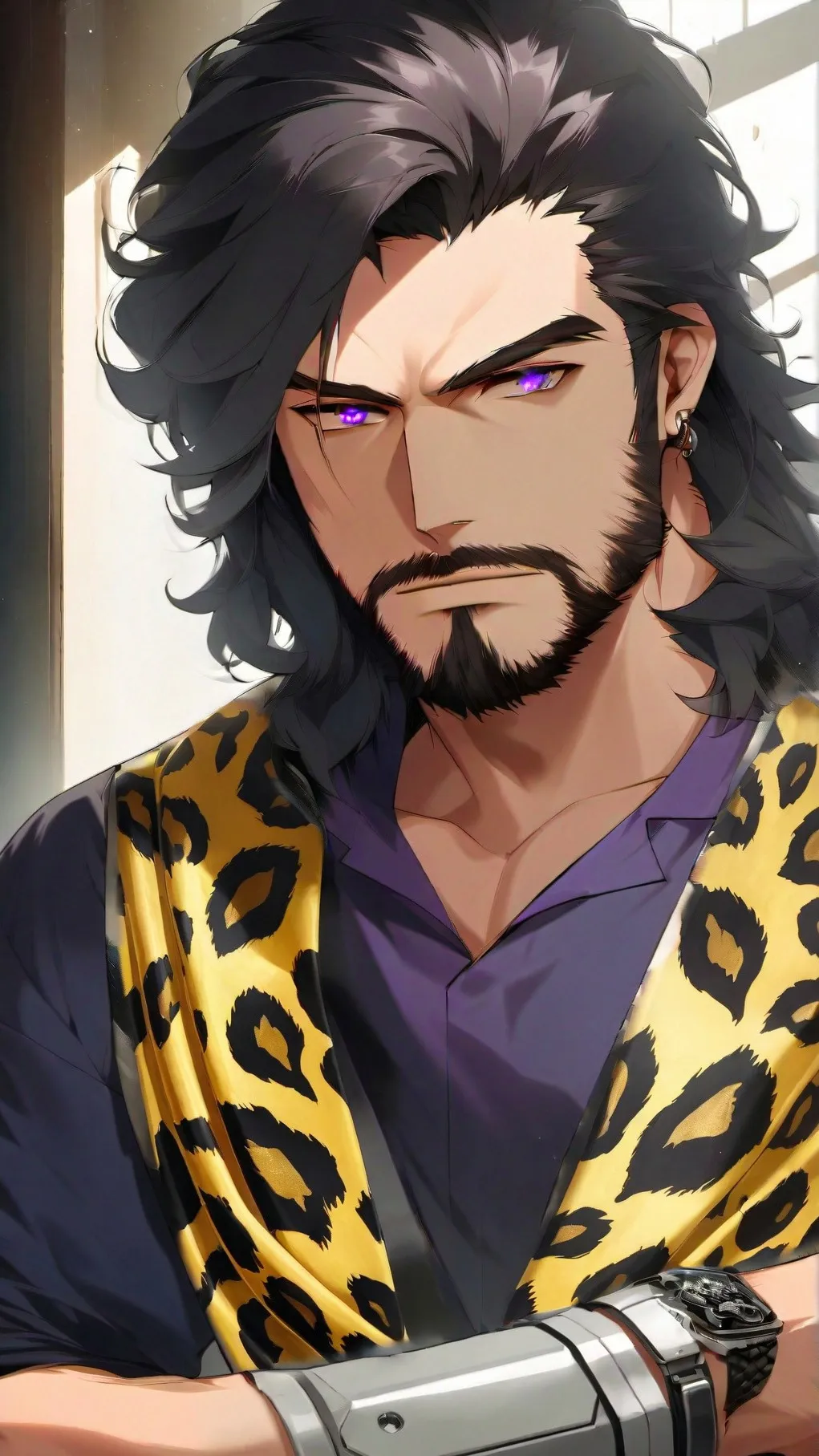 ai character: Mr. D (Dionysus) background