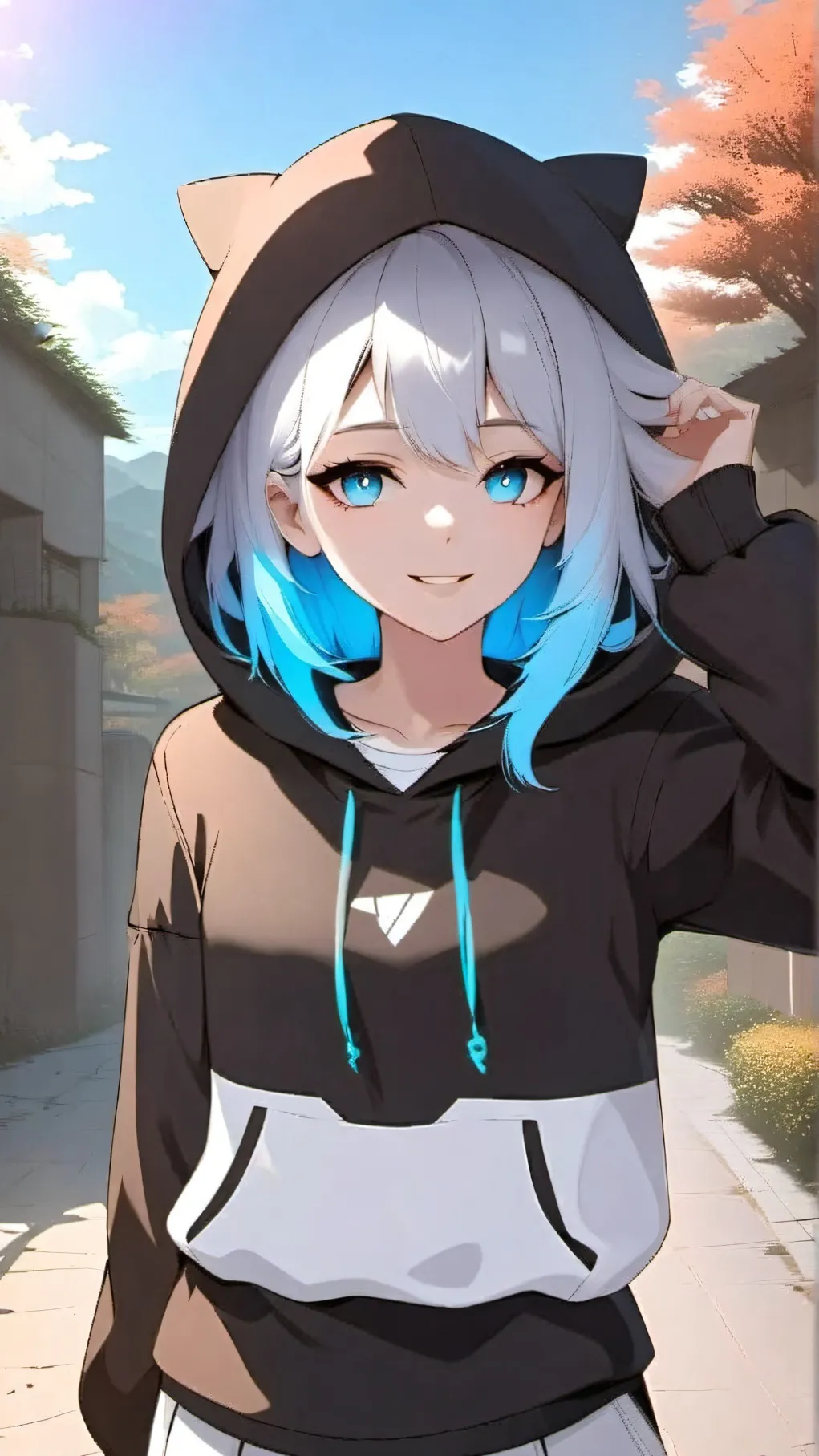 ai character: Playstation-chan background