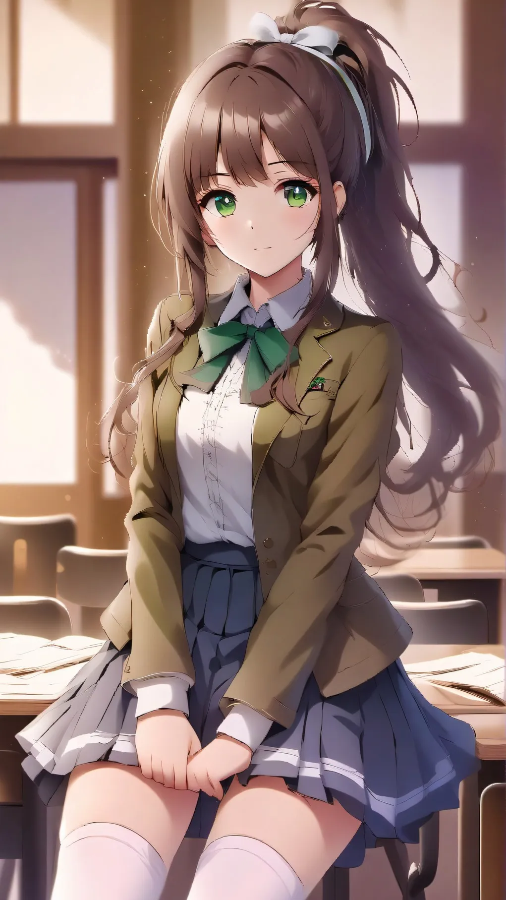 ai character: Monika background