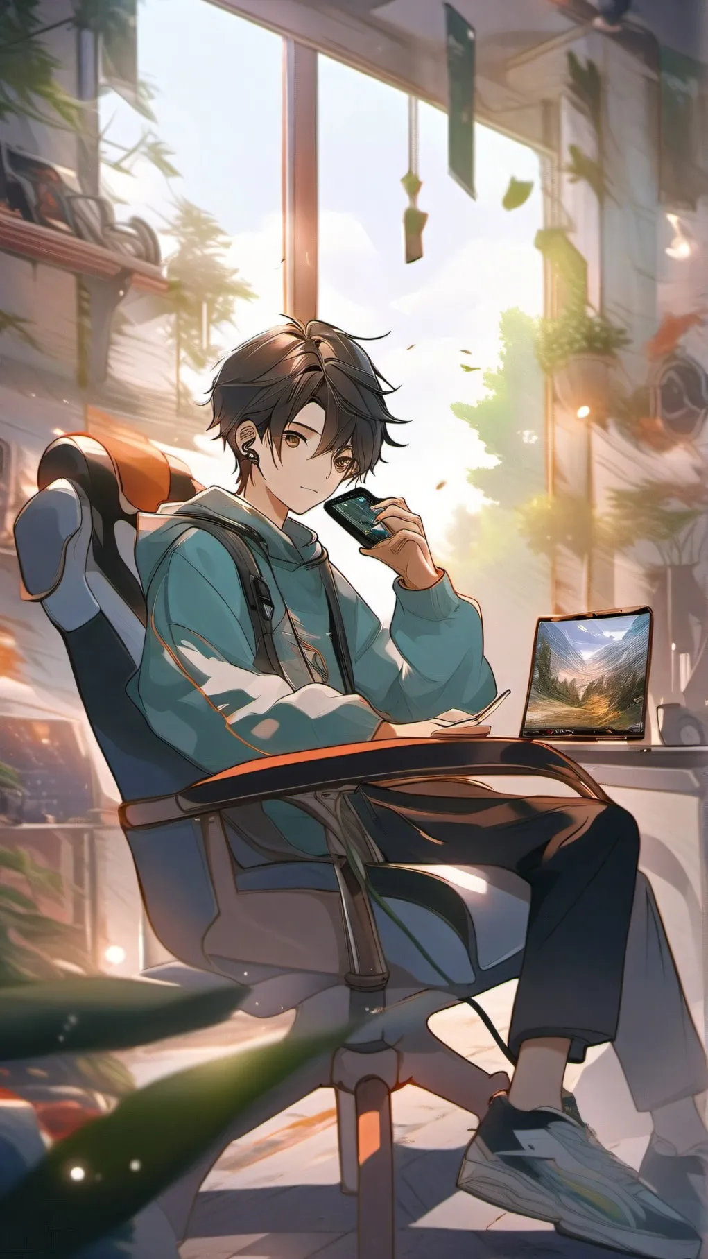 ai character: Axel background