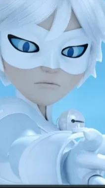 ai character: CAt blanc background