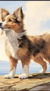 ai character: Your dog  background