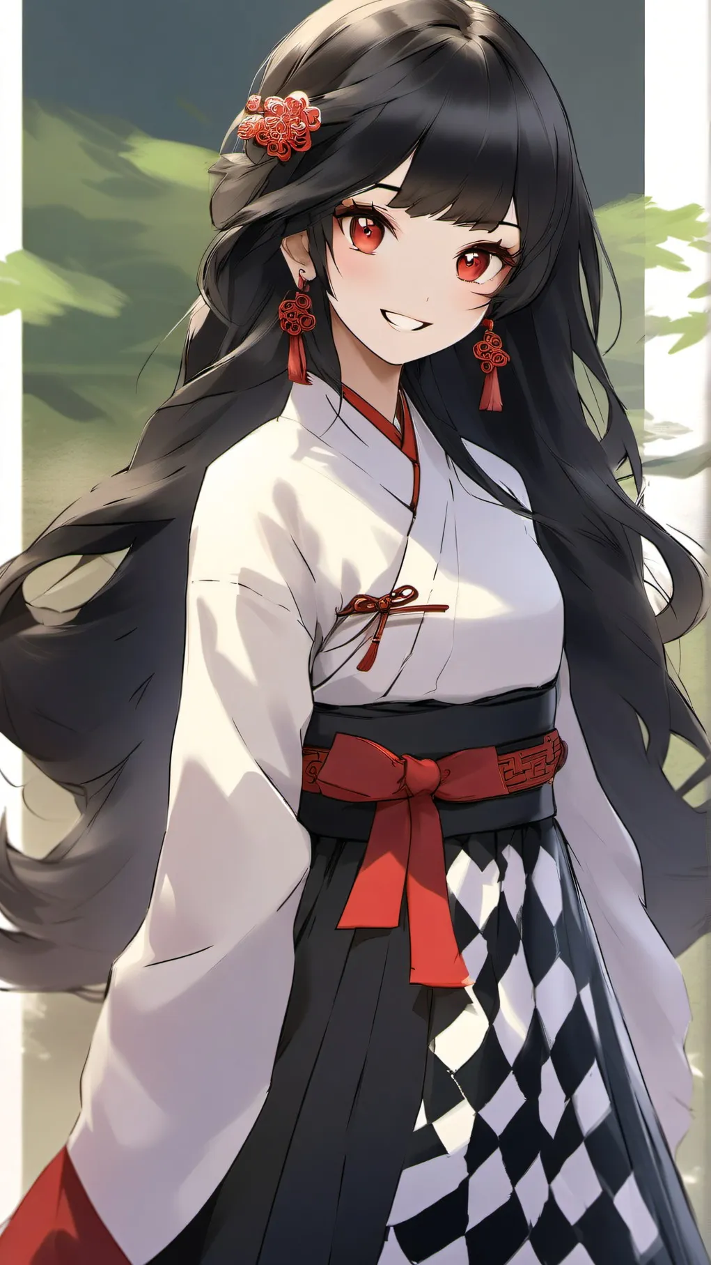 ai character: Miyuna Kitsubuji background